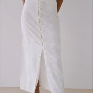 Paloma Wool Lalonde Skirt XS, 34, off white NWT